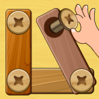 Wood Nuts & Bolts Puzzle (Мод, Много денег)