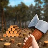 Симулятор Дровосека 3D (Мод, Бесплатные покупки)